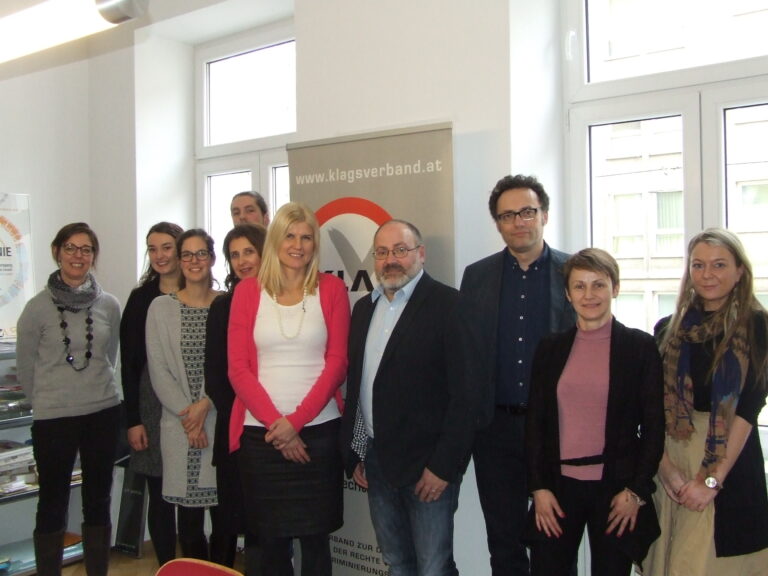 Treffen mit dem Klagsverband zur Durchsetzung der Rechte von Diskriminierungsopfern in Wien