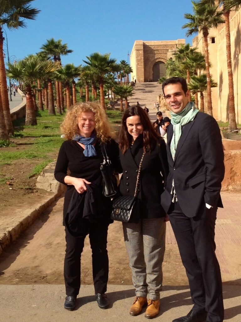 With Spanish Colleagues in Rabat