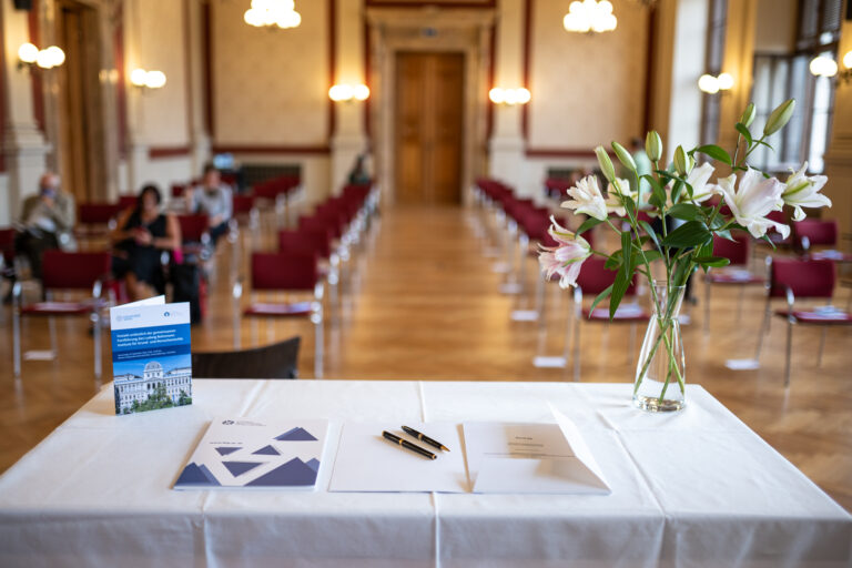 Festakt: Unterzeichnung Partnerschaftsvertrag Universität Wien und Ludwig Boltzmann Gesellschaft © Moritz Nachtschatt