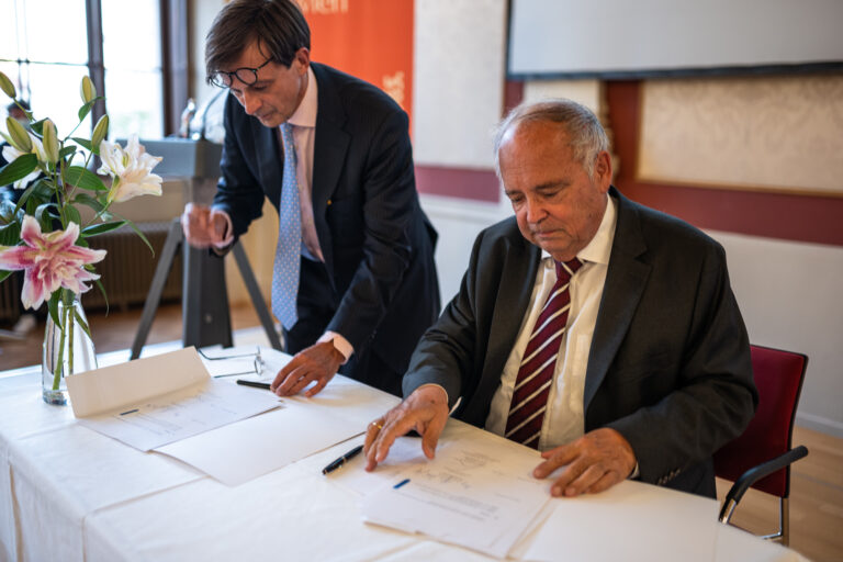 Festakt: Unterzeichnung Partnerschaftsvertrag Universität Wien und Ludwig Boltzmann Gesellschaft