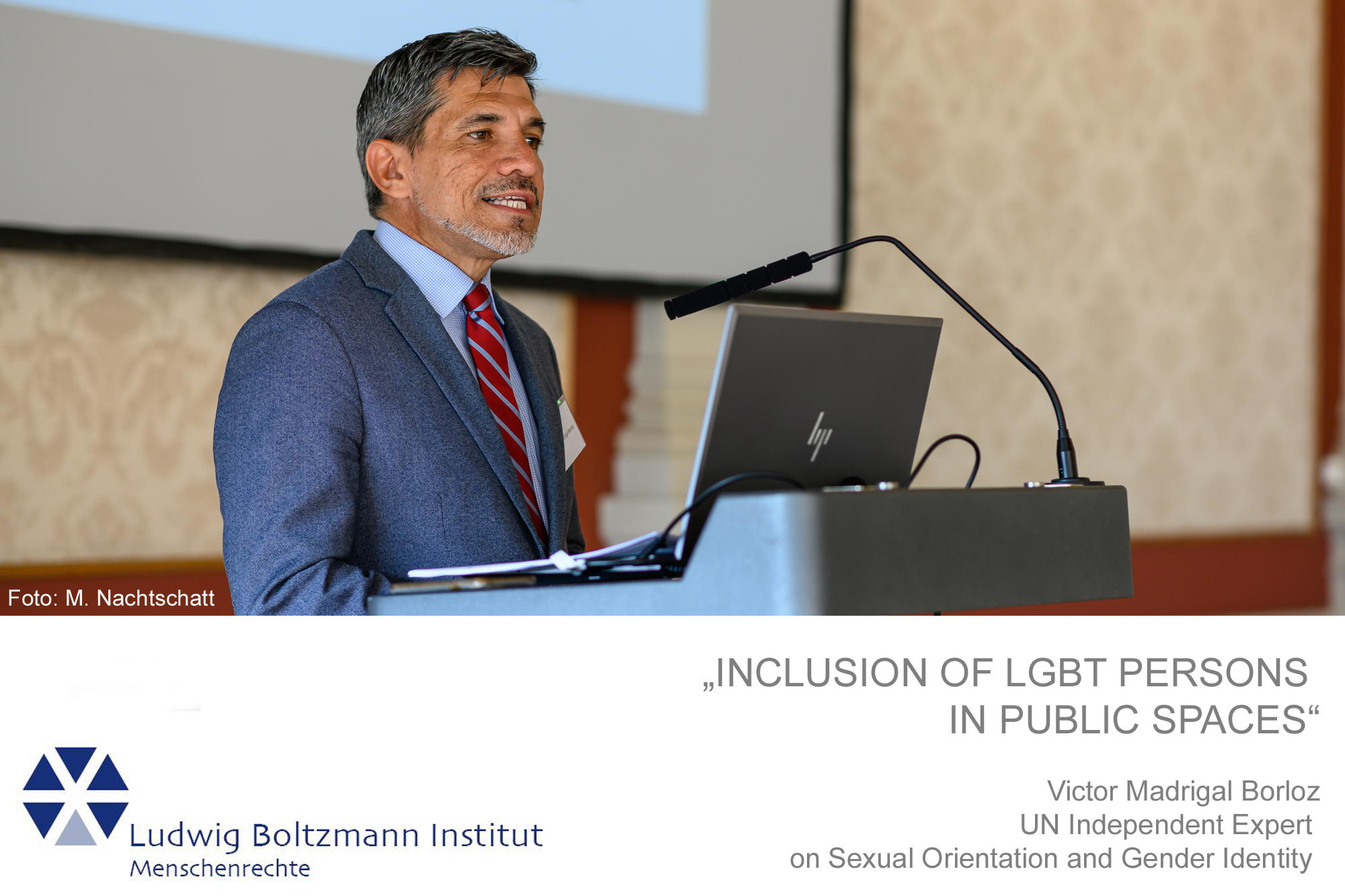 Audio: Inclusion of LGBT Persons in Public Spaces, Victor Madrigal Borloz