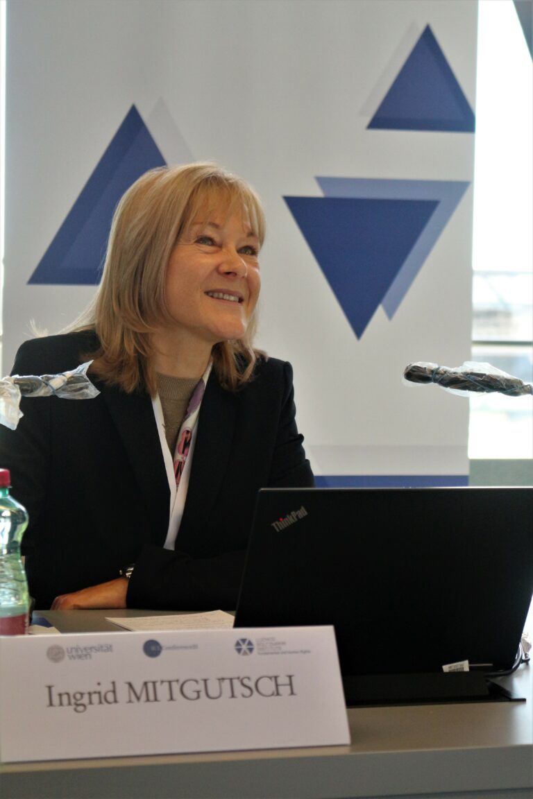 Moderatorin des Panels V: Ingrid Mitgutsch (Johannes Kepler Universität Linz)