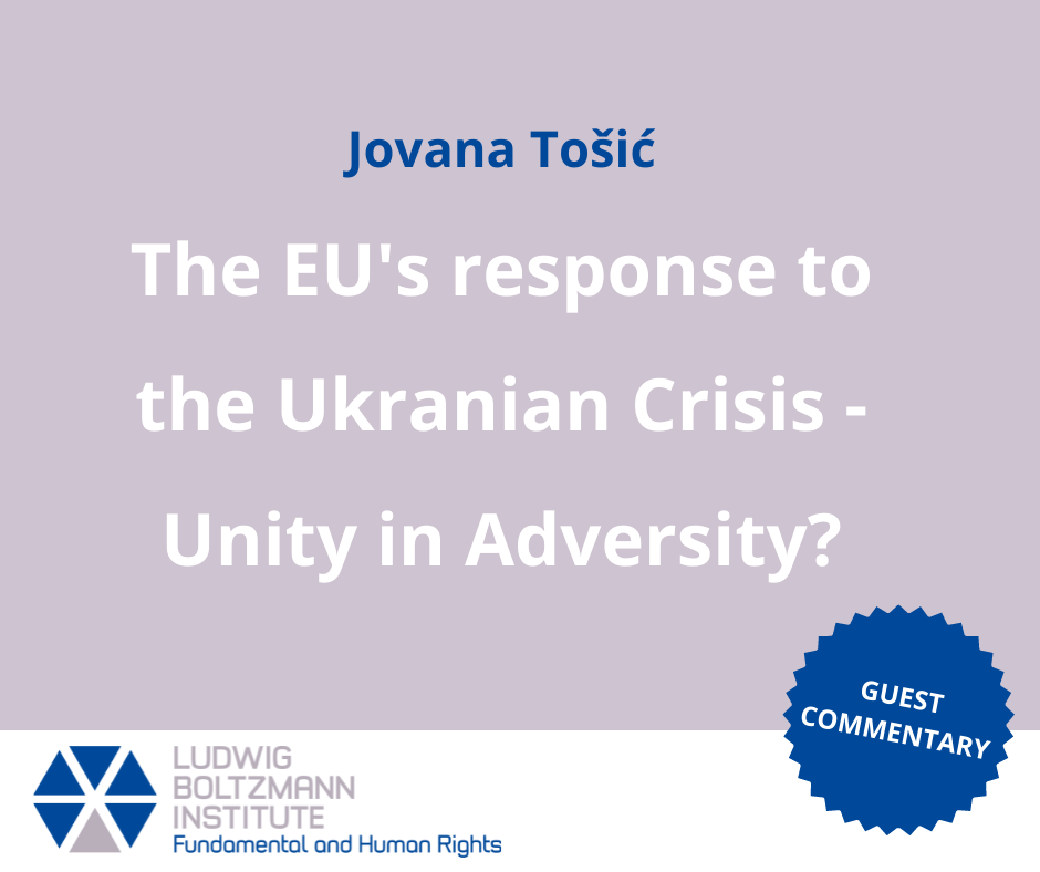 Jovana Tosic - Guest Commentary