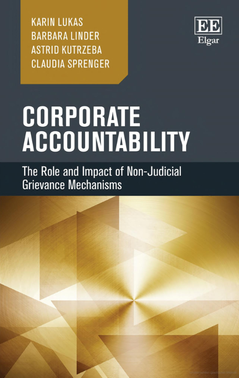 Corporate accountability. The role and impact of non-judicial grievance mechanisms.