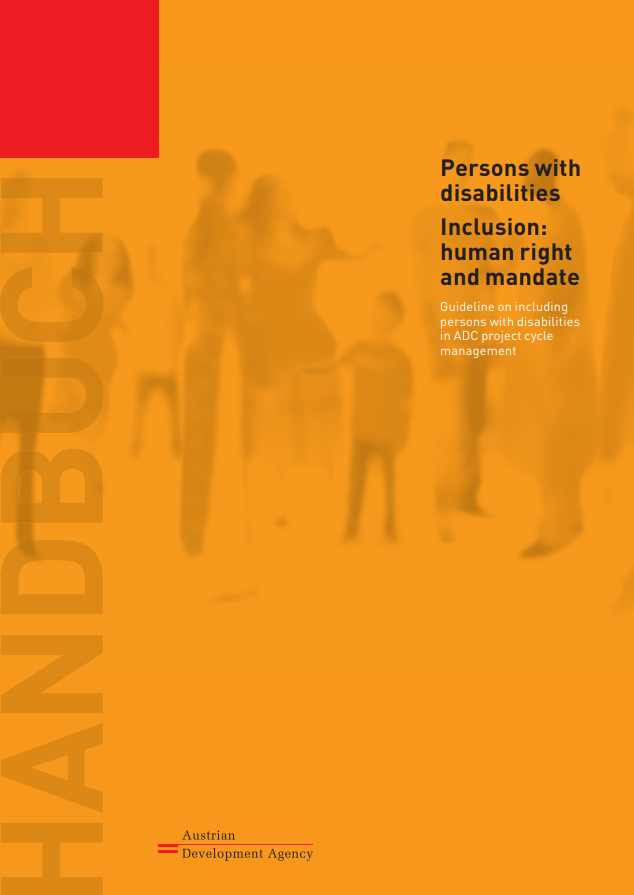 Persons with disabilities. Inclusion human right and mandate.