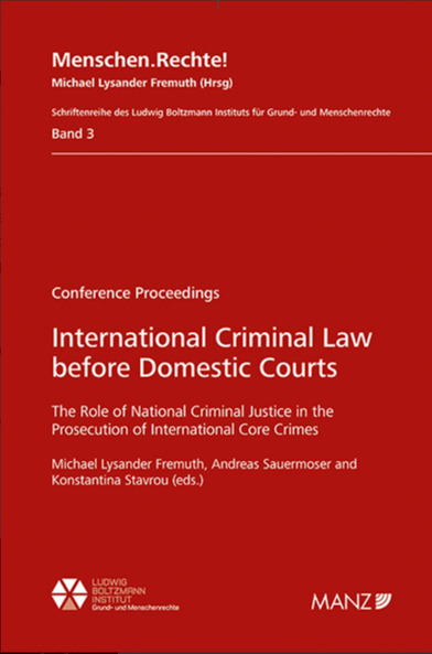 International Criminal Law before Domestic Courts