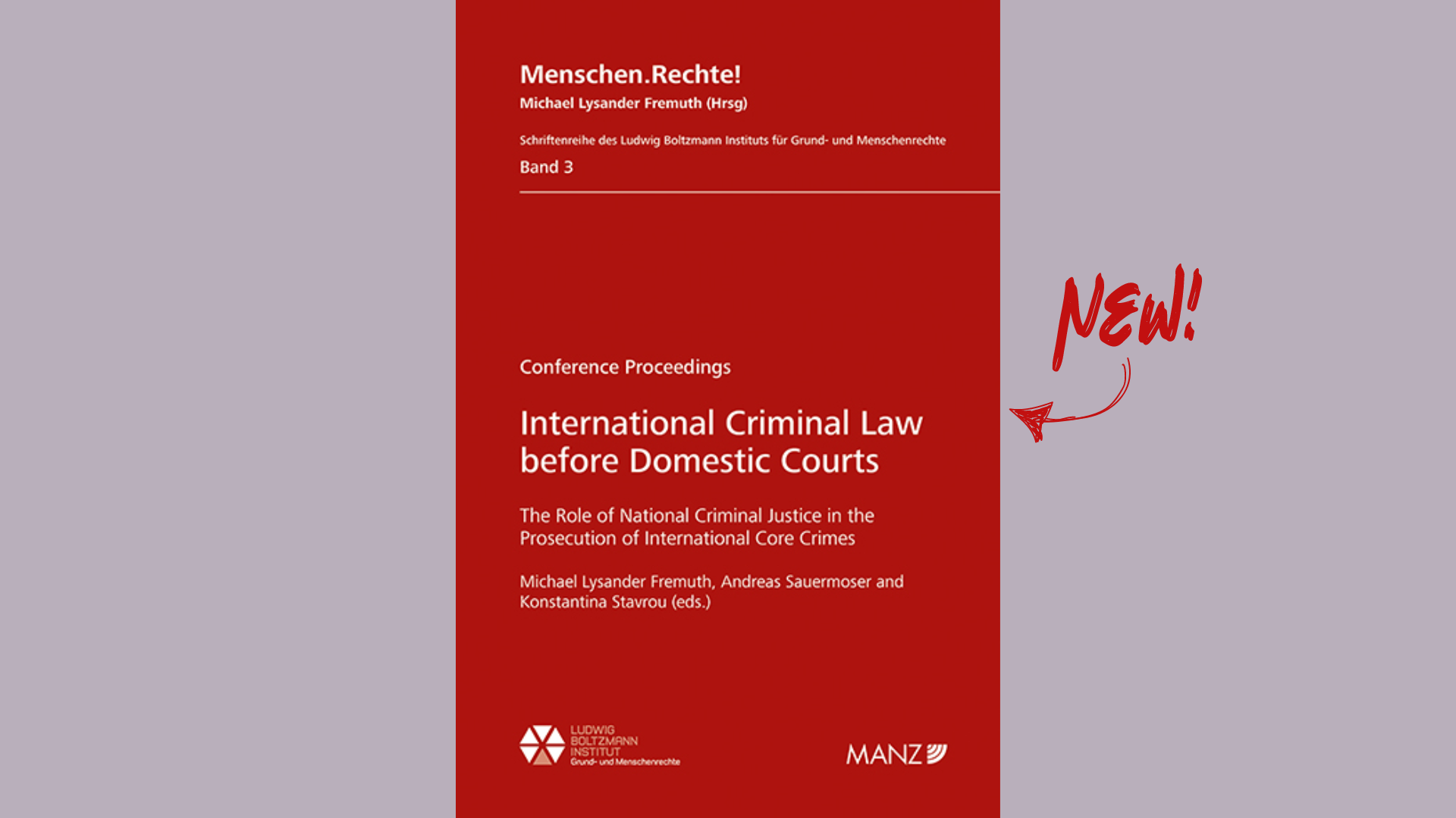 Neuerscheinung: „International Criminal Law before Domestic Courts”